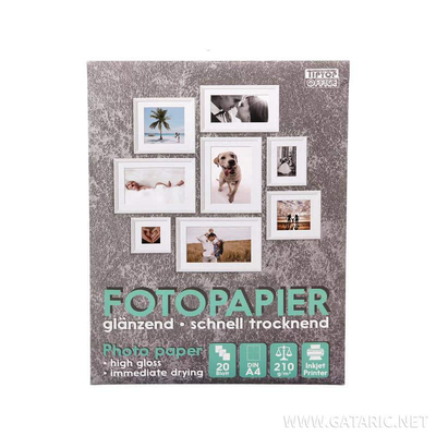 Tto a4 glossy photo paper 210gr 20 sheets 408458, , medium