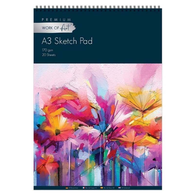 Spiral sketch pad ζωγραφικής 170gr a3 20 φύλλα, , medium