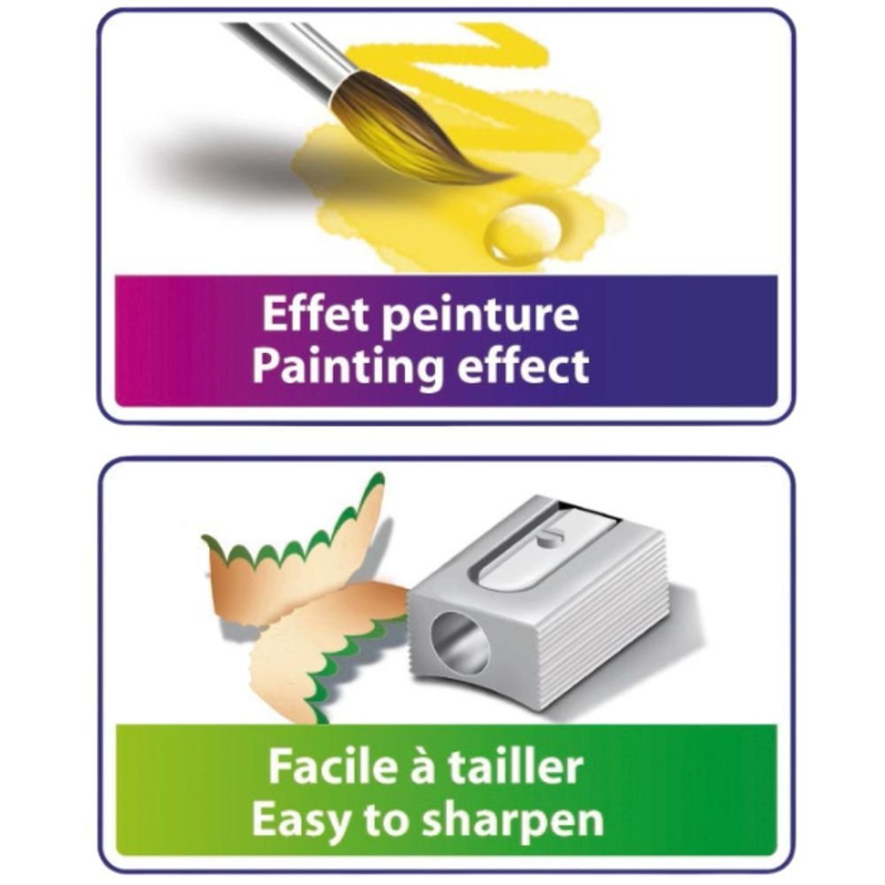 Product image: Bic watercolor pencils σετ 12 ξυλομπογιές διπλής χρήσης για κλασικό & ακουαρέλας εφέ, , medium-null