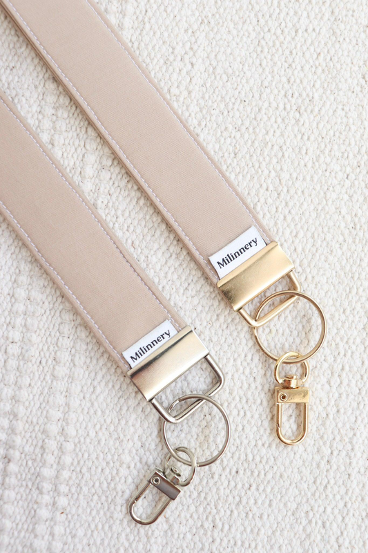 Beige keychain-null