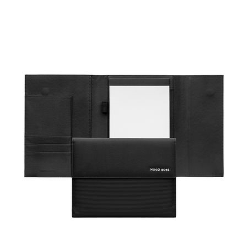 Product image: Hugo Boss folder a5 pinstripe black, , medium-null