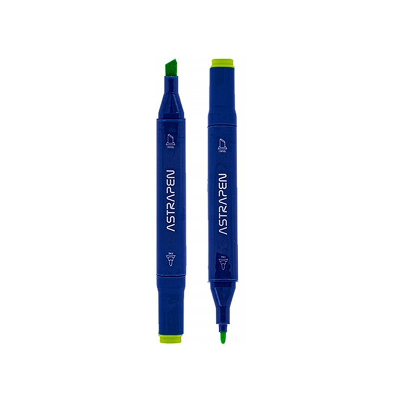Product image: Μαρκαδόροι τέχνης διπλής όψης τρίγωνοι σε πλαστική θήκη 24 χρώματα - astra, , medium-null
