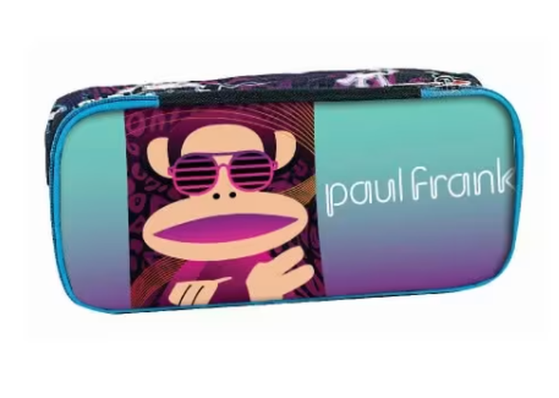 Paul frank pencil case light blue purple-null