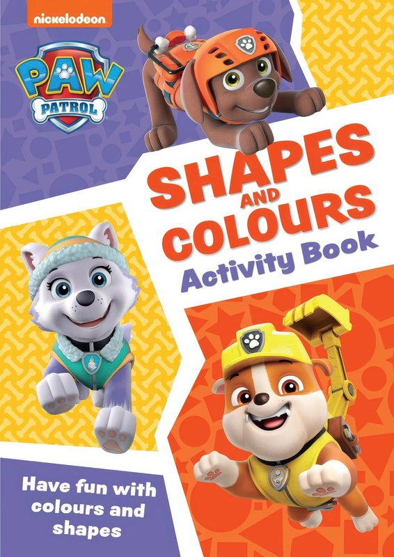 Product image: Paw patrol shapes & colours activity book, , medium-null