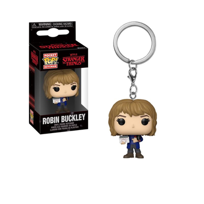 Funko pocket pop! Stranger things: robin buckley vinyl figure keychain, , medium