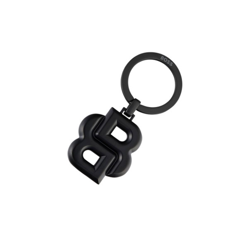 Boss key ring double b matt black, , medium image number null