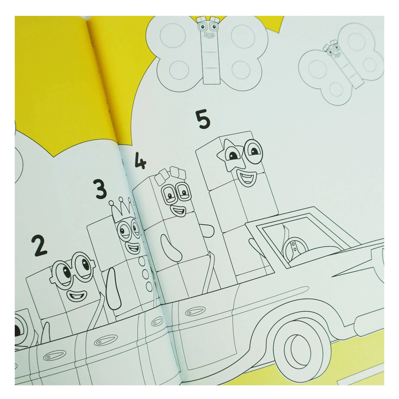 Numberblocks colouring fun & sticker activity book - assortment-null