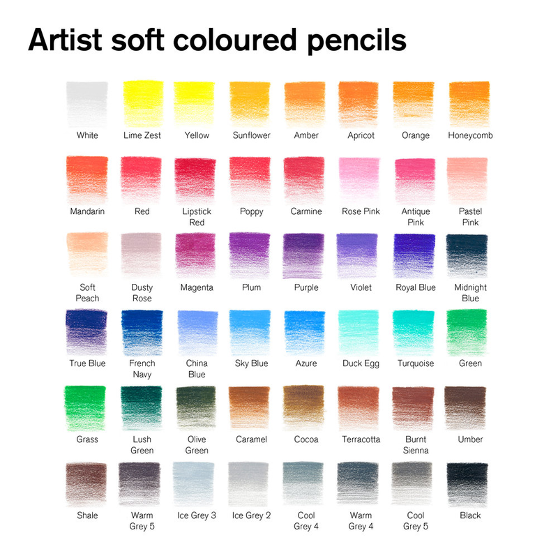 Product image: W&n precision pencil coloured x48 tin set, , medium-null