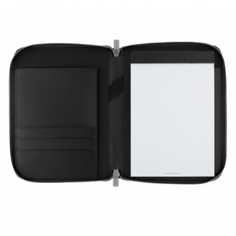 Product image: Hugo Boss conference folder zip a5 contour black, , medium-null