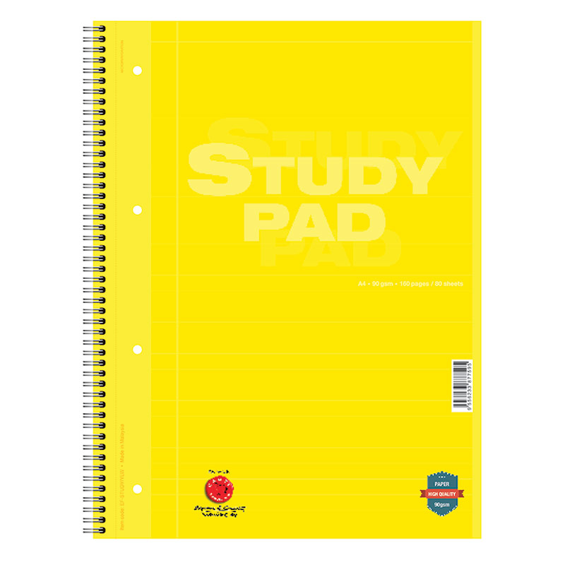 Product image: Camel study writing pad a4 90gsm 160p yellow, , medium-null