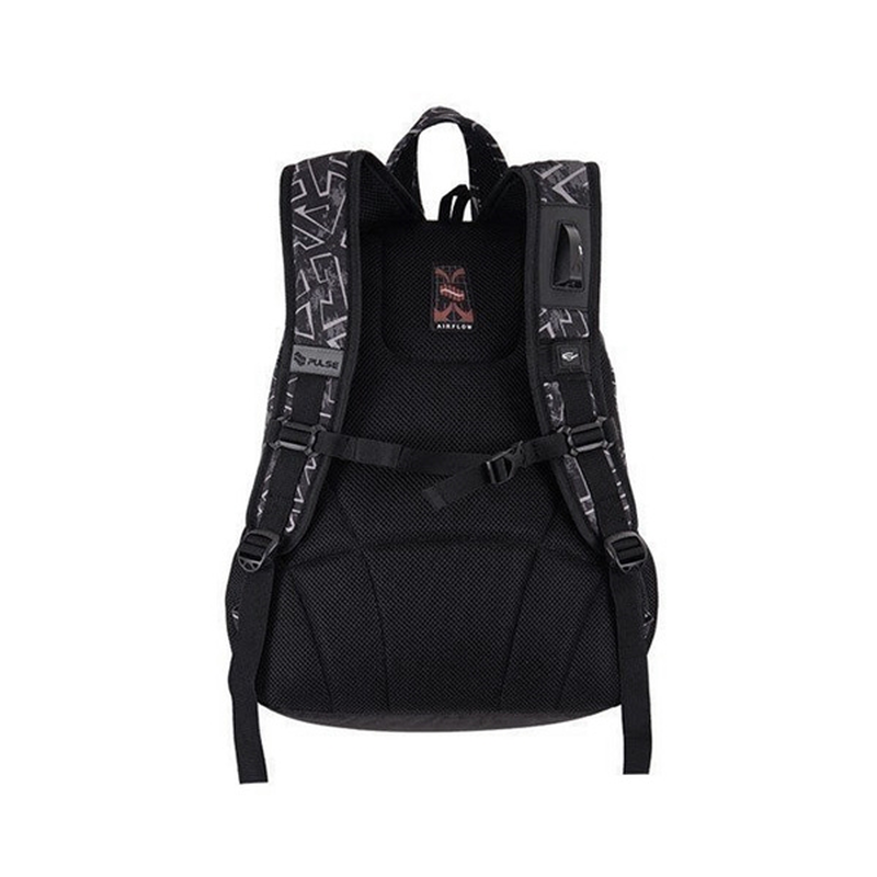 Product image: Τσάντα πλάτης 2in1 black labyrinth - pulse, , medium-null