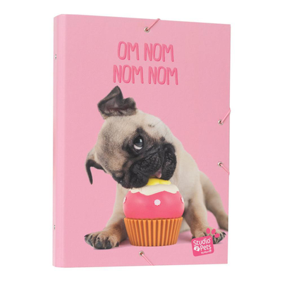 Studio pets puppies elastic folder a4, , medium
