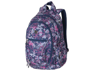 Pulse backpack dobby blue butterfly, , medium