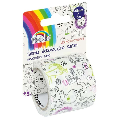 Decorative tape safari 48mm / 5m, , medium
