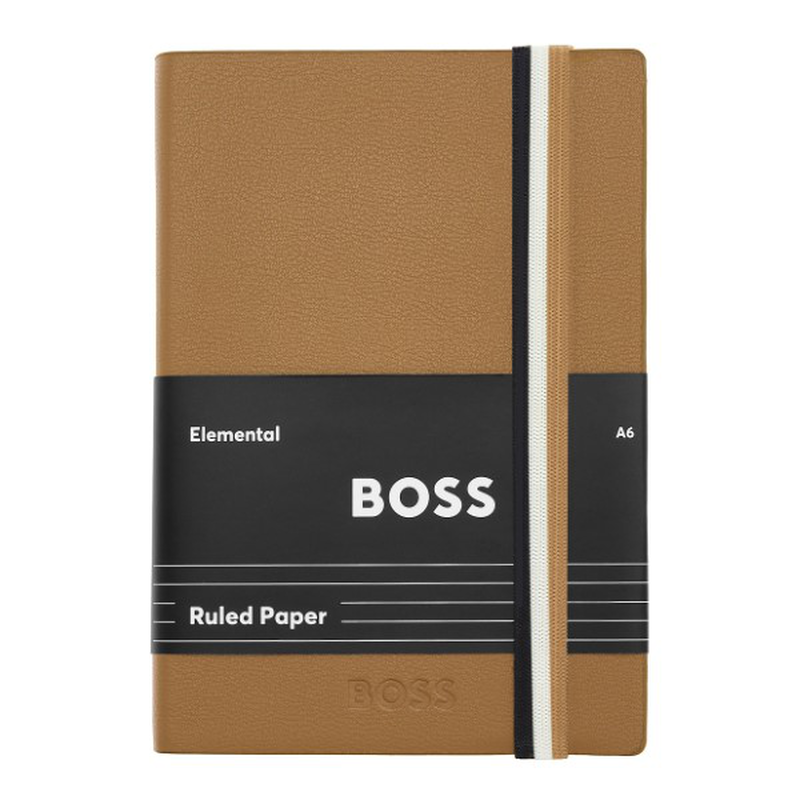 Boss notebook a6 iconic camel lined, , medium image number null