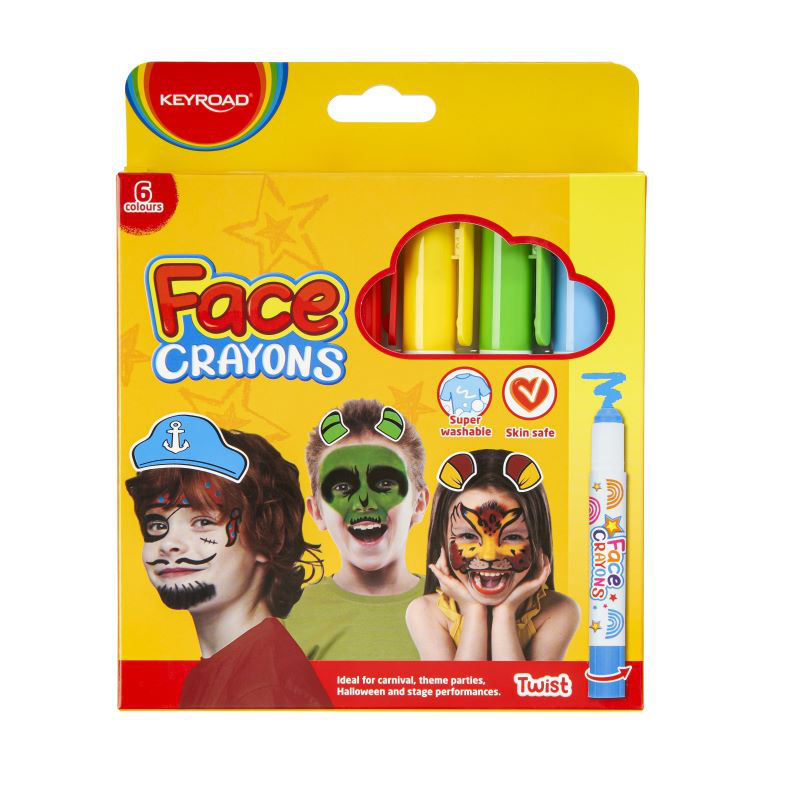 Product image: Face paint crayons 6pcs, , medium-null