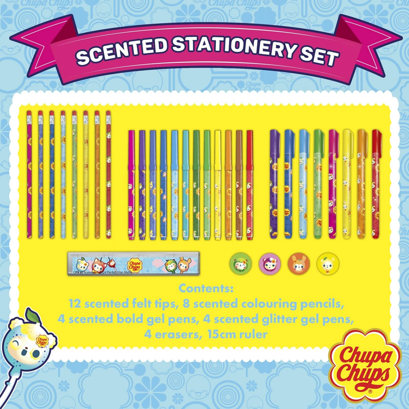 Chupa chups scented stationery set, , medium-null