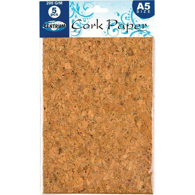 Cork sheet self-adhesive a5 2mm 5pcs, , medium