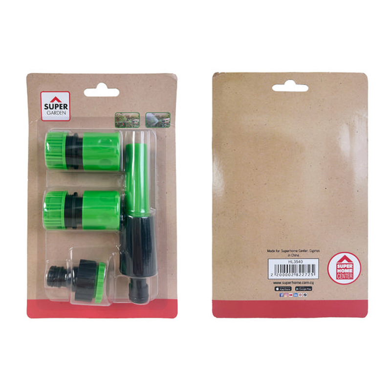 Super garden hose nozzle set 4pcs, , medium-null
