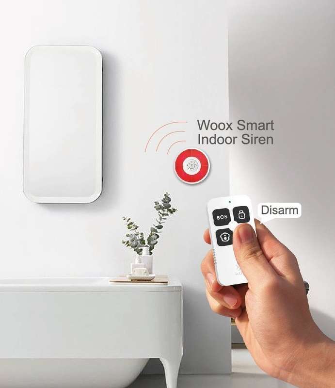 Woox r7054 Wi-Fi zigbee smart alarm keyfob, , medium-null