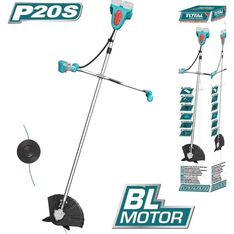 Product image: Total tstli20018 χορτοκοπτικό μπαταρίας ώμου / χειρός 20v solo 5.1kg, , medium-null