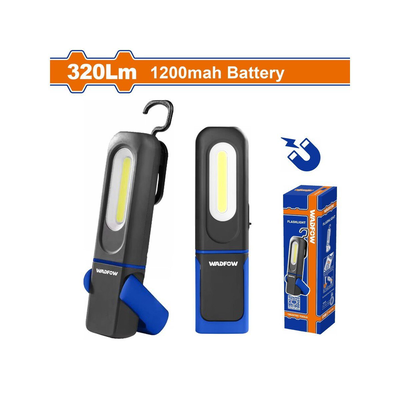 Wadfow φακός χειρός 320lm μαγνητικός με μπαταρία 1200mAh, , medium