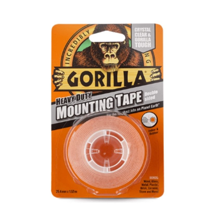 Gorilla crystal mounting tape 1.52m - clear, , medium-null