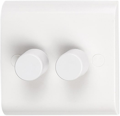 Svg screwl.s500w 2gang dimmer
