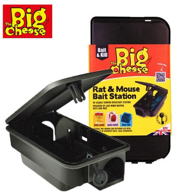 Big cheese rat & mouse bait station, , medium-null