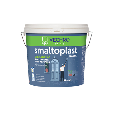 Vechro smaltoplast emulsion paint elastic white 10l, , medium