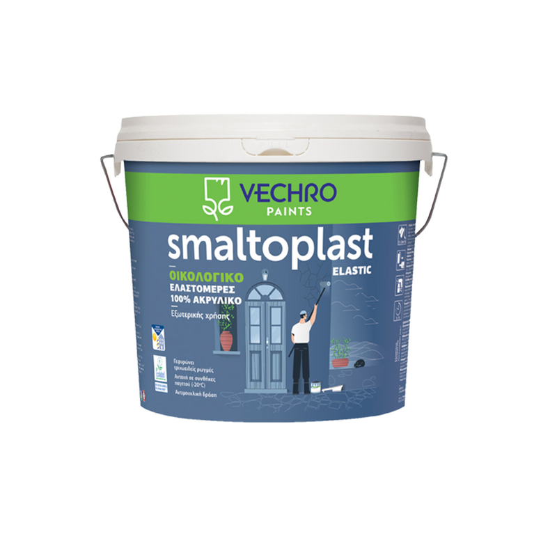 Product image: Vechro smaltoplast emulsion paint elastic white 3l-null