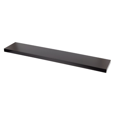 Goodhome cusko thick shelf 118cm - black matte, , medium