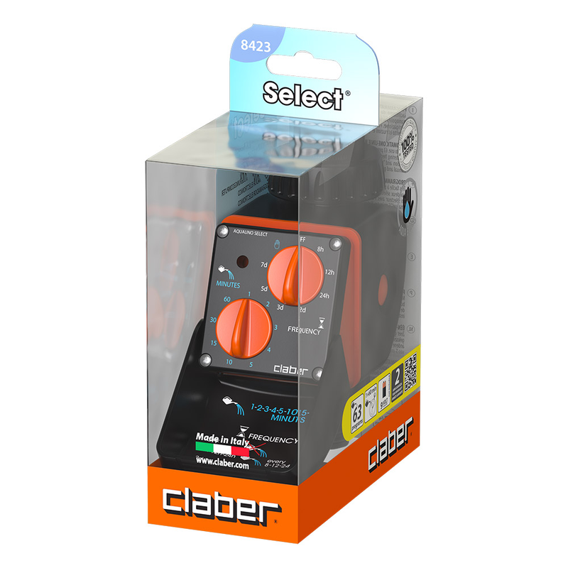 Claber 8423 χρονοδιακοπτης ποτισματος aquanno select-null
