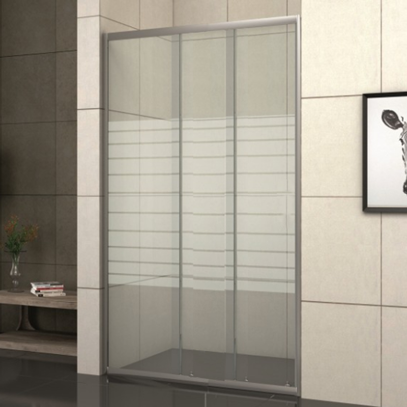 Inter ceramic shower door 140/31 136-140cm x 190cm with 3 glasses-null