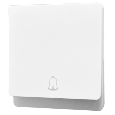 Swf rangg 10a bell push switch - white, , medium