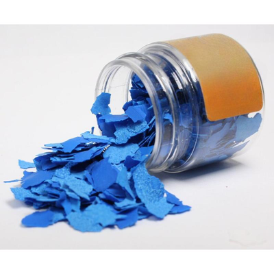 Flakes colors/candle blue 20gr, Blue, medium