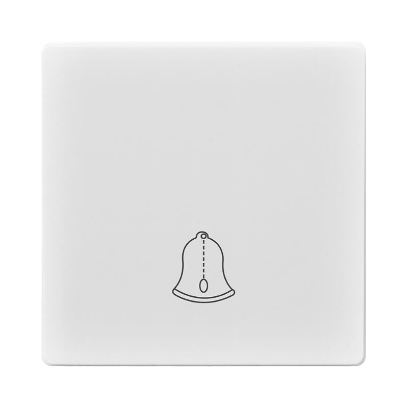 Powerlink accessories 16a doorbell switch white wide rocker, , medium-null