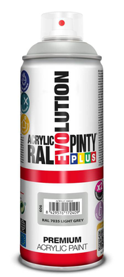 Acrylic paint spray matt light grey ral 7035 400ml, , medium