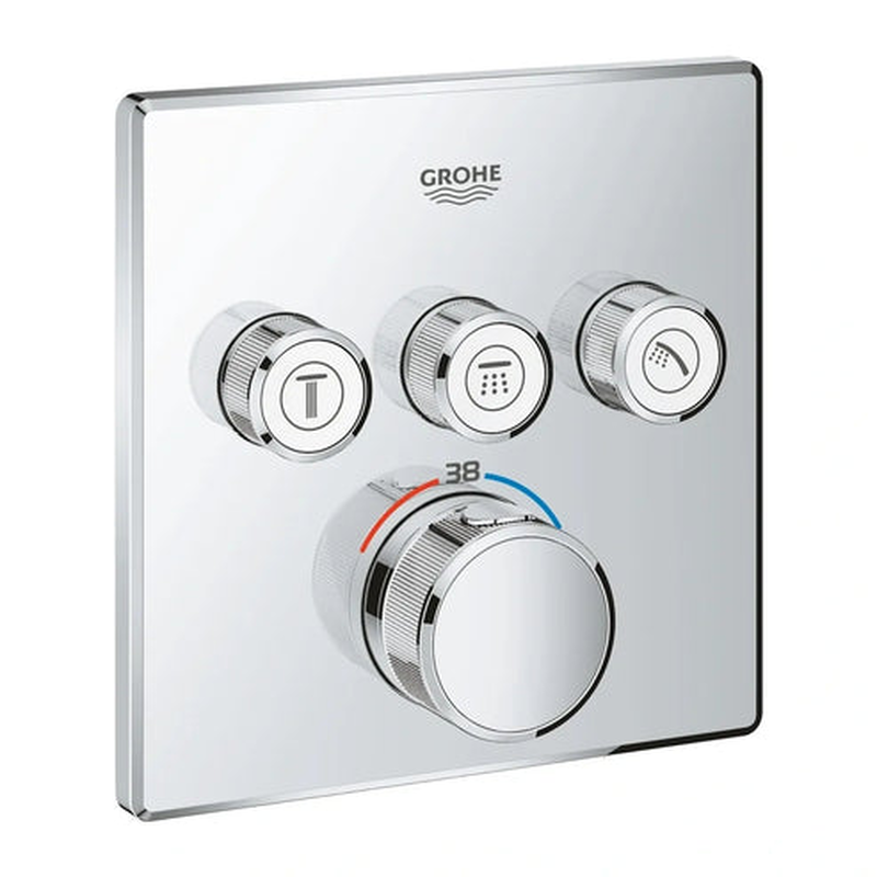 Product image: Grohe grohtherm smartcontrol safety shower mixer for concealed installation with 3 valves, , medium-null
