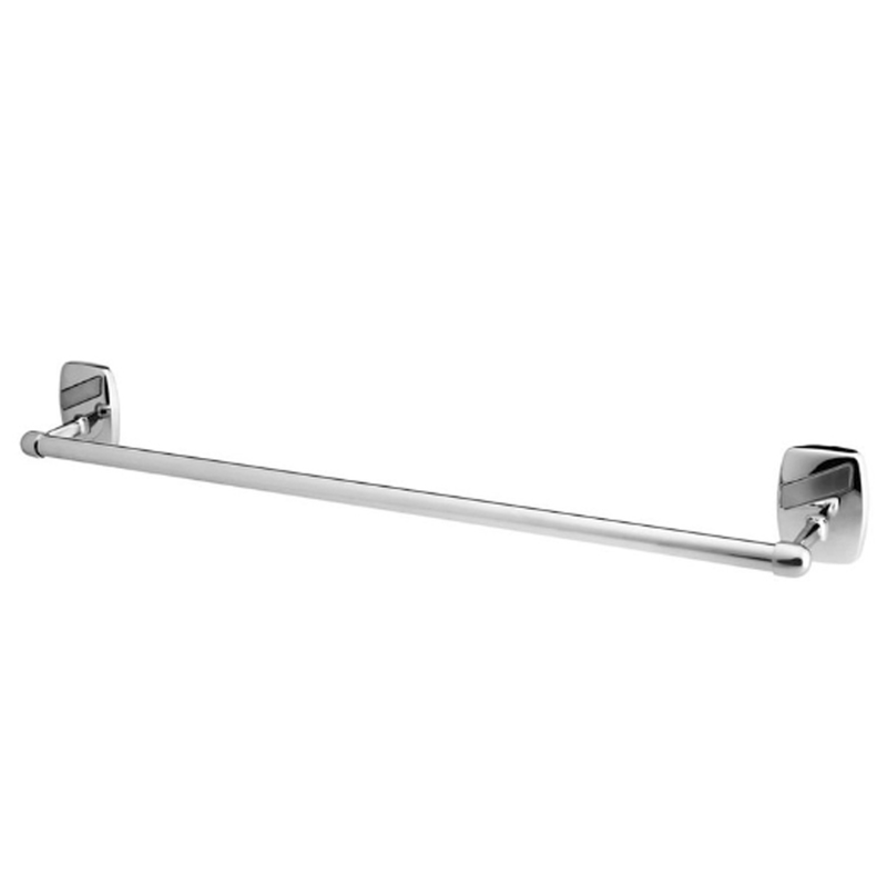 Bath towel rail 46cm metallic silver oregon, , medium-null
