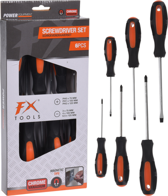 Screw driver set 6pcs, , medium
