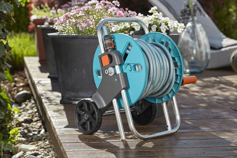 Gardena 18500-20 cleverroll s hose trolley reel tall 40m, , medium image number null