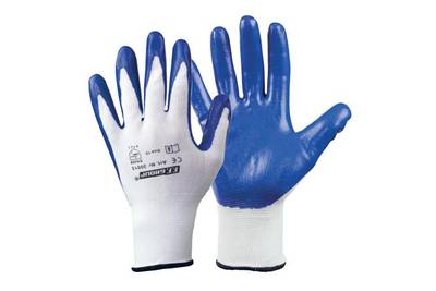 Nitrile gloves with polyester lining (a9821), , medium