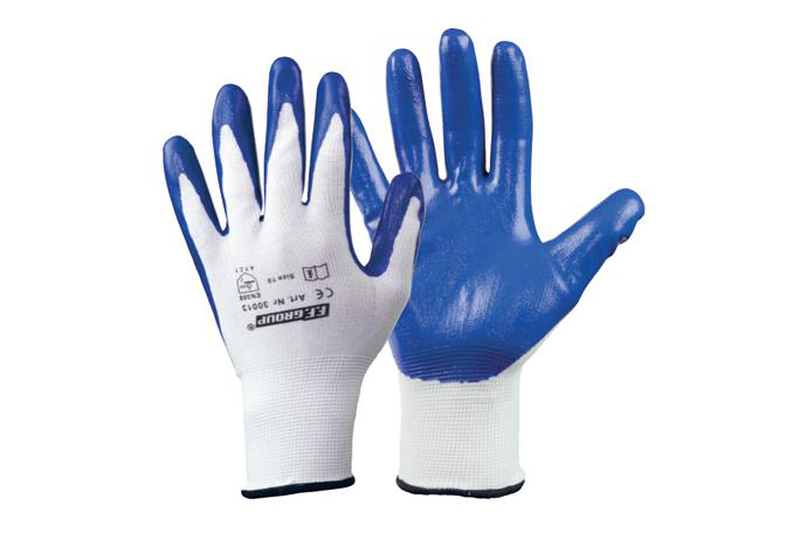Product image: Nitrile gloves with polyester lining (a9821)-null