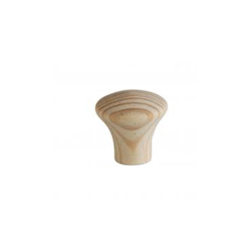 Furniture knob b beauty oval &oslash;30mm pine-null