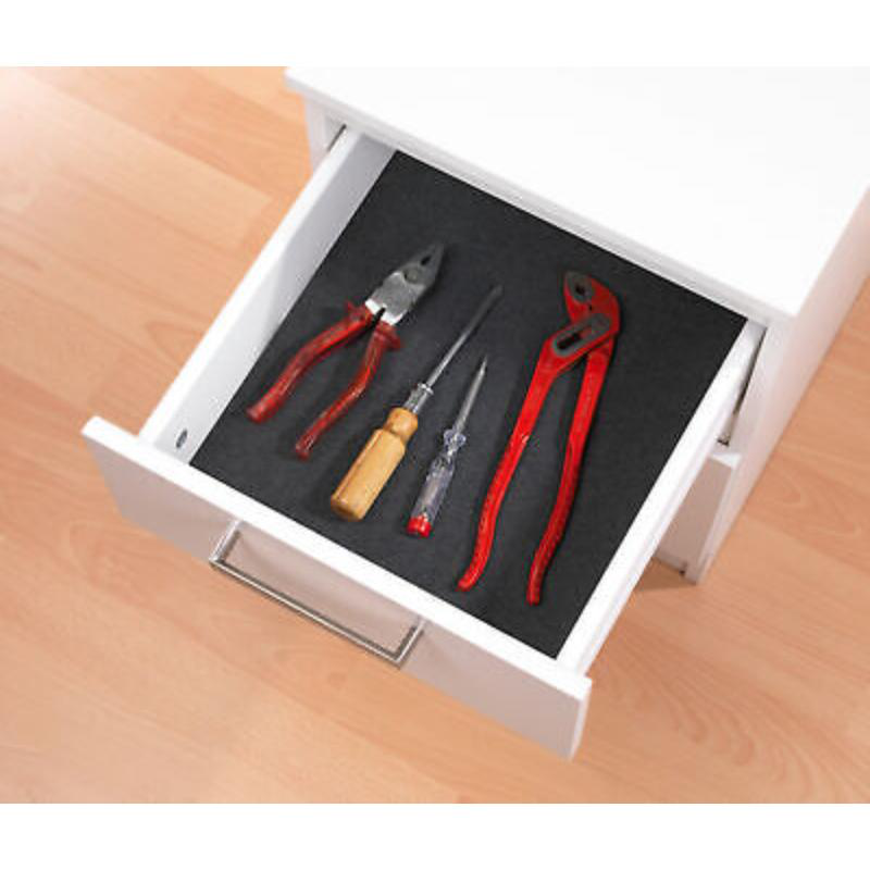 Wenko slip-stop protection felt mat - anthracite, , medium-null