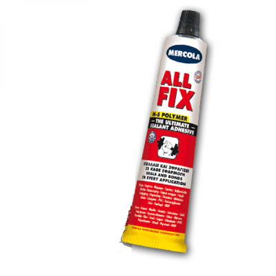 All fix clear 80ml (σφραγιστικο & συγκολλητικο ms polymer) mercola