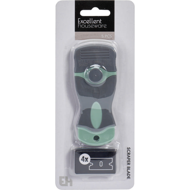 Scraper set with 4 extra blades, , medium-null