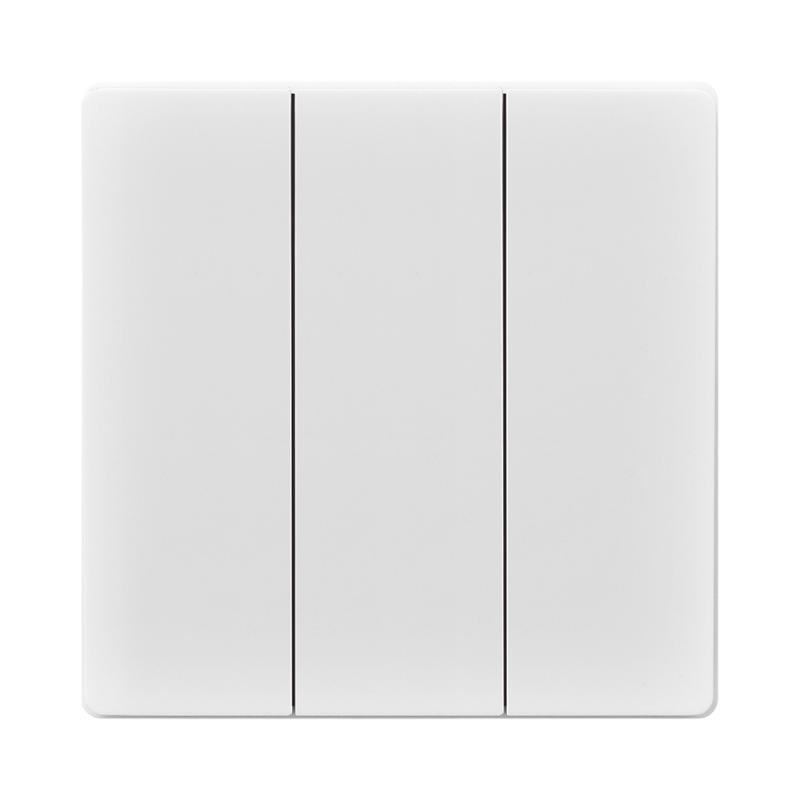 Product image: Powerlink accessories 16a sp 3-gang 2-way switch white wide rocker, , medium-null