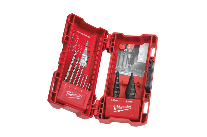 48899350 - step drill & thunderweb drill bit combo set (10 pcs)  (173583) image number null